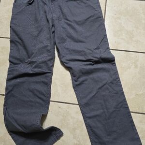 Mens Work Wear :Carhartt Dark Gray Relaxed Fit Pants Size 36x30